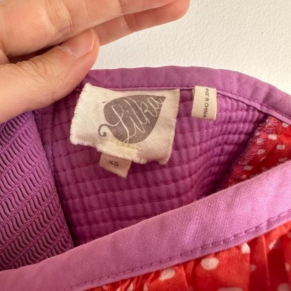 LILKA‎ Anthropologie Lavender& Gray Colorblock Trapunto Chemise Ladies Dress, XS - Picture 4 of 8